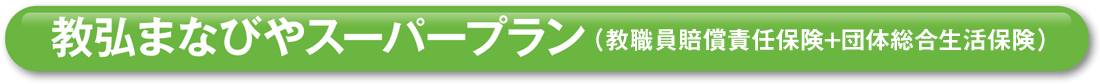 教弘まなびやスーパープラン（教職員賠償責任保険+団体総合生活保険）